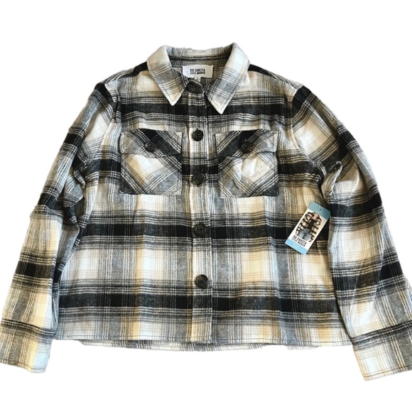 NWT BB Dakota by Steve Madden Ladies Boxy Shacket Size Large - Picture 3 of 11